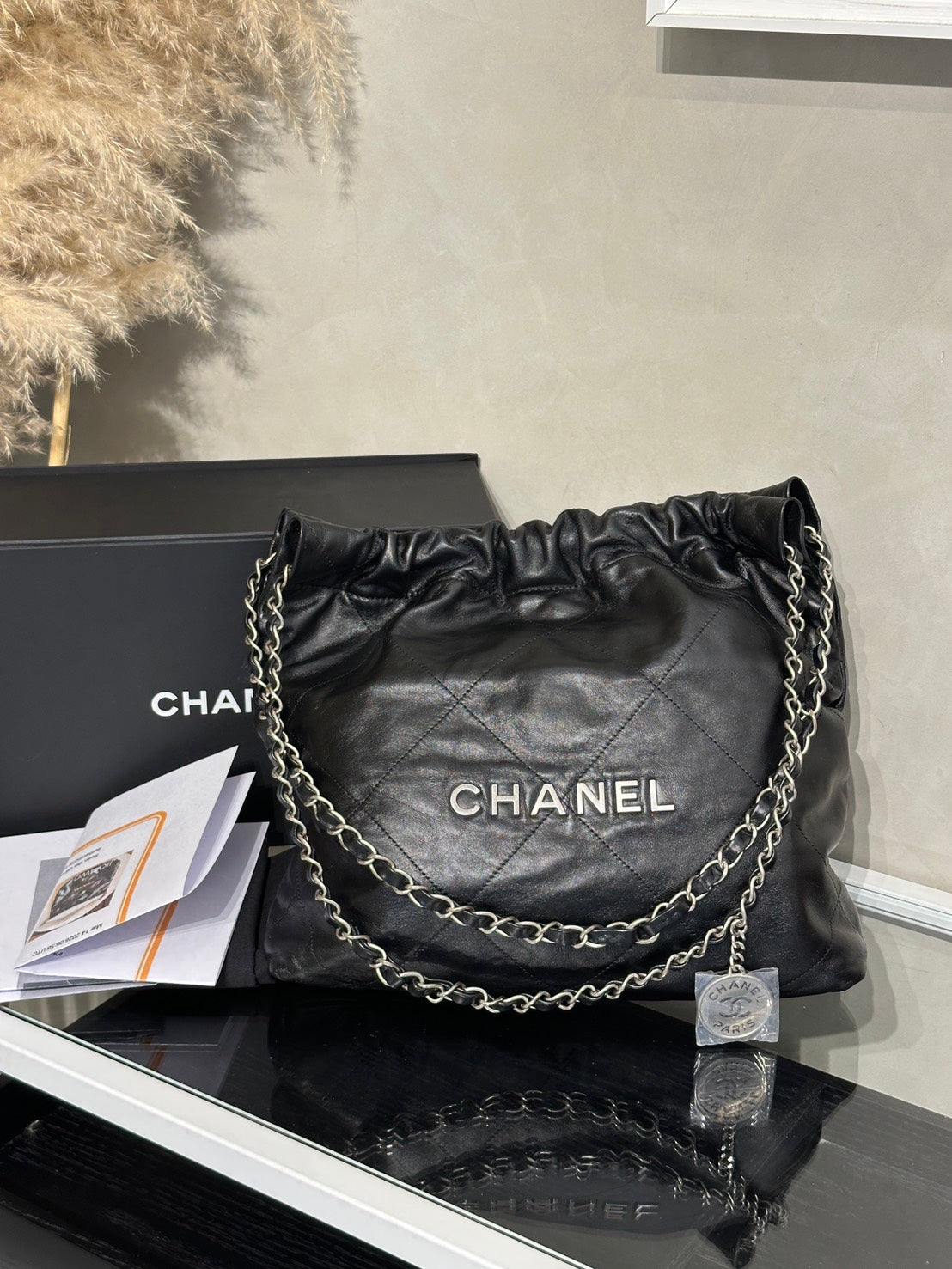 CHANEL 22 Bag - 小號黑銀