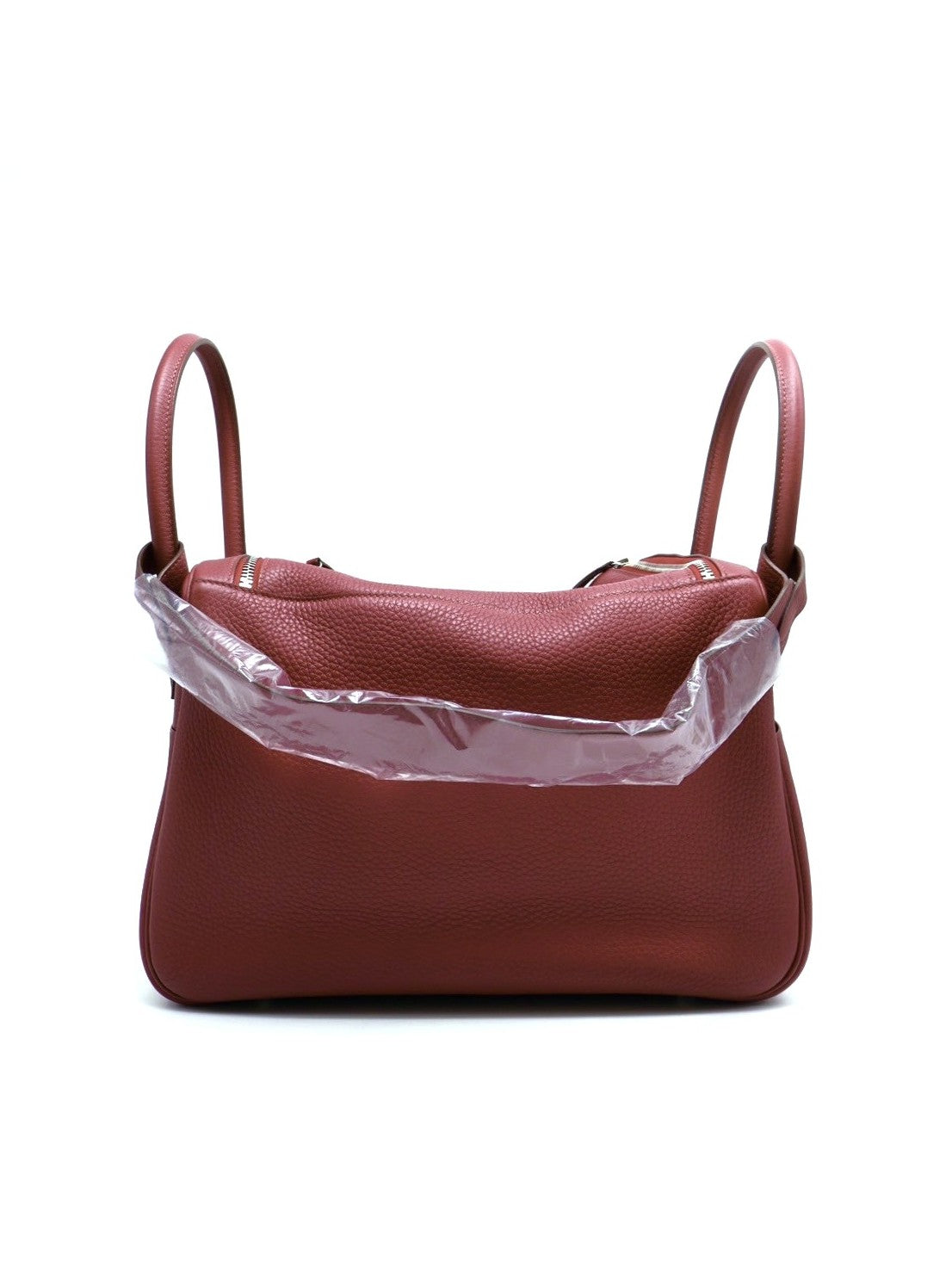 HERMES Lindy 34 - 寶石紅銀 T