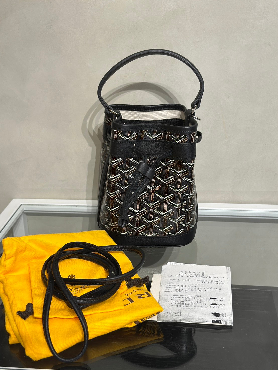 GOYARD Petit Flot水桶包 - Mini黑