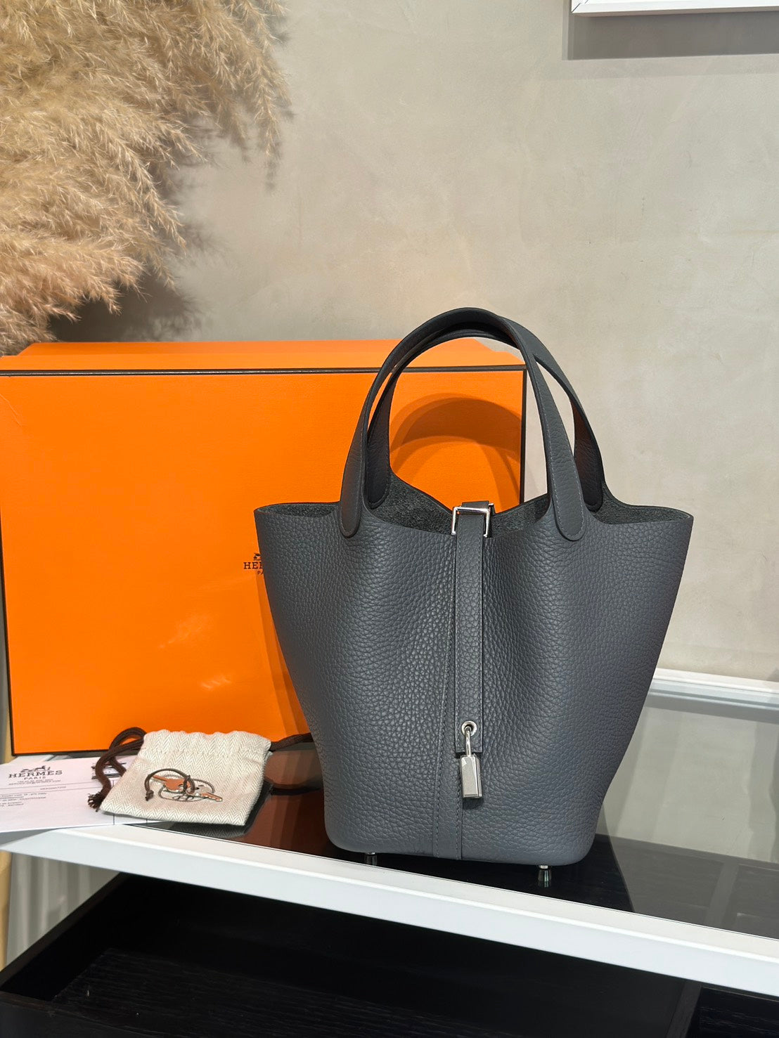 HERMES Picotin 18 - Gris Misty H0 霧霾灰銀 K