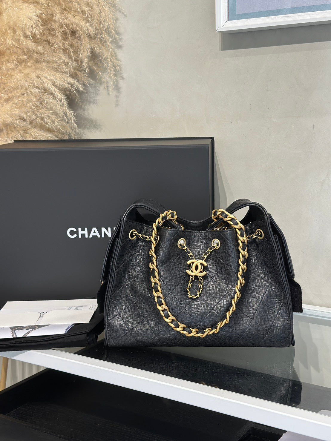 CHANEL 25 Hobo Bag - 小號黑金