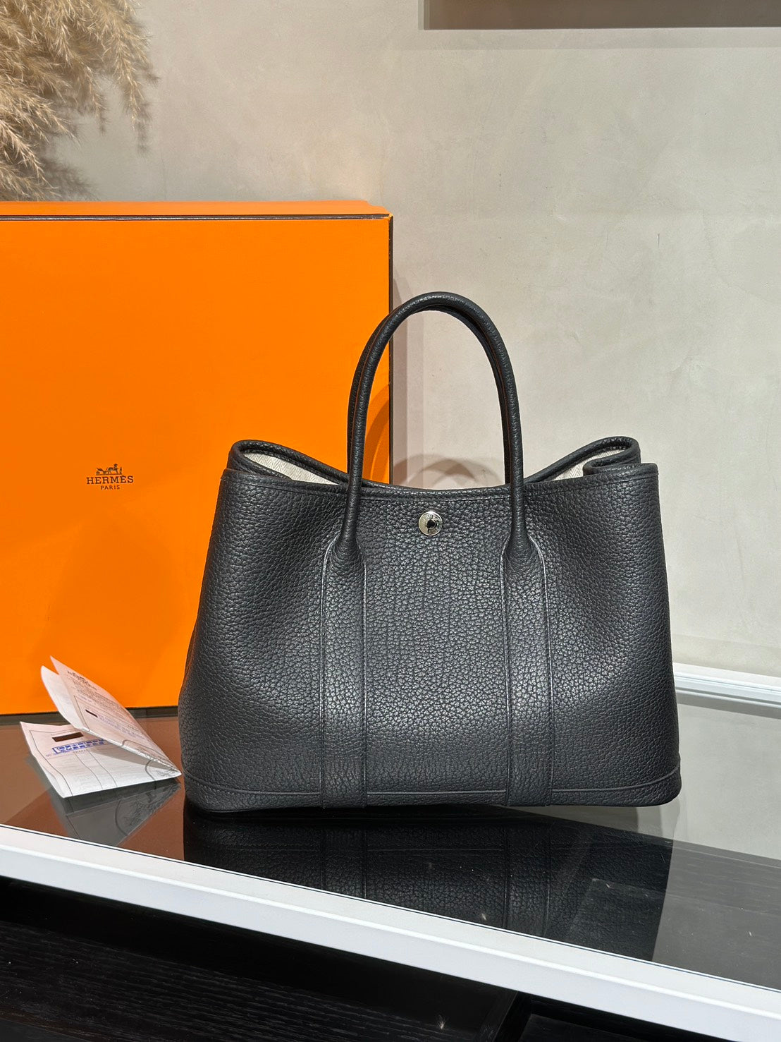 HERMES Garden Party 30 - Noir 黑 B