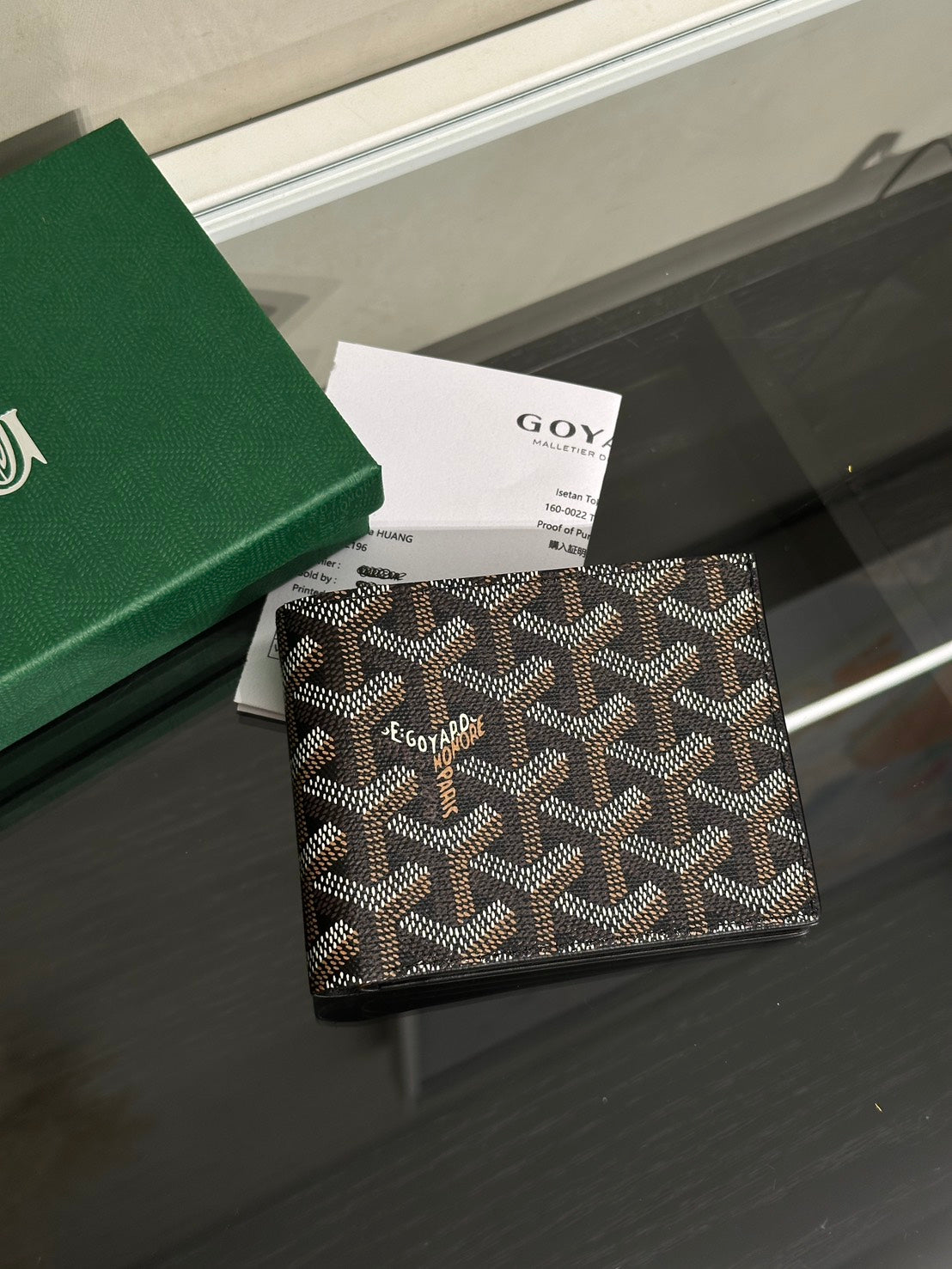 GOYARD Victoire雙折皮夾 - 黑