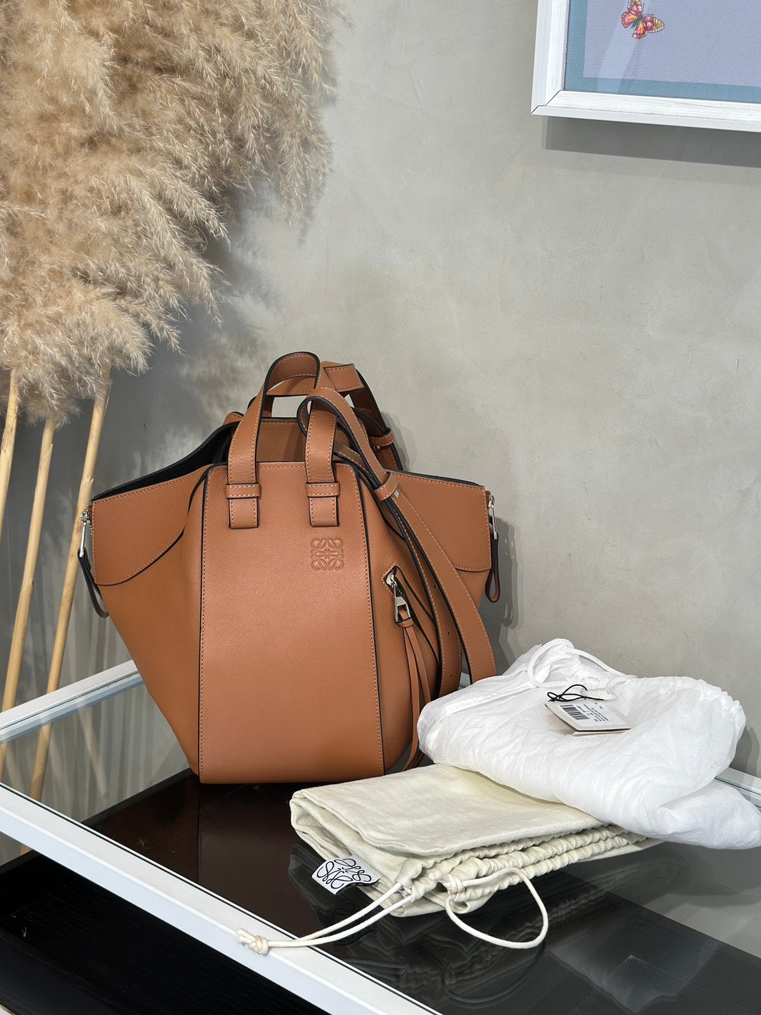 LOEWE Hammock吊床包 - 小號棕