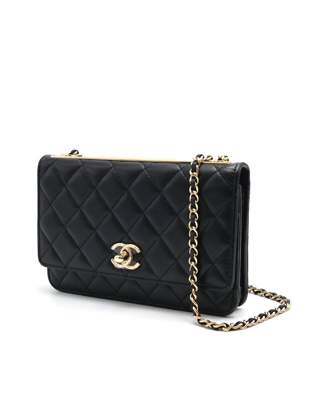 CHANEL 浮雕字母Trendy WOC - 黑金