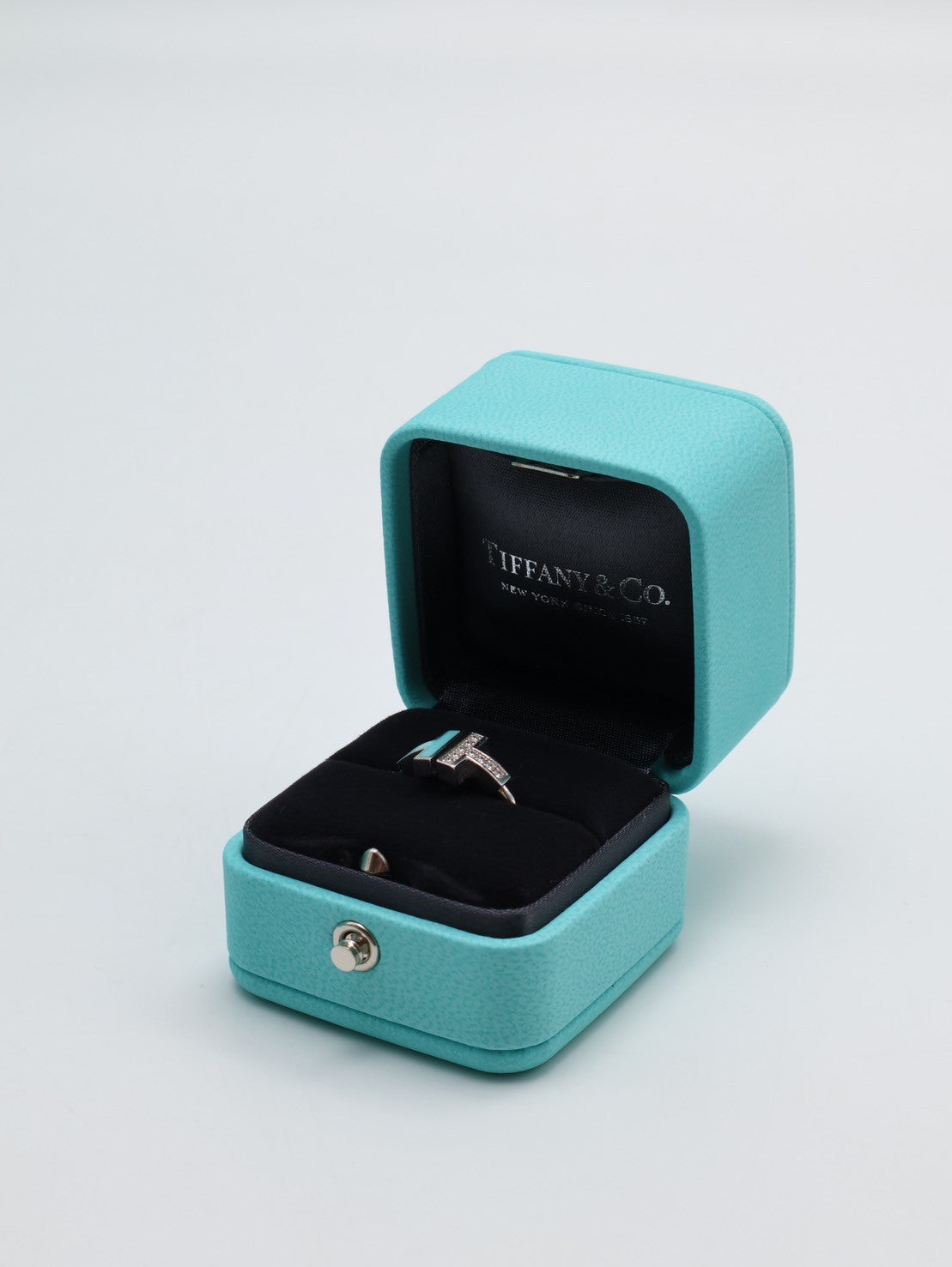 Tiffany&Co Wire 鑽石及綠松石線圈戒指 - 0.07carat