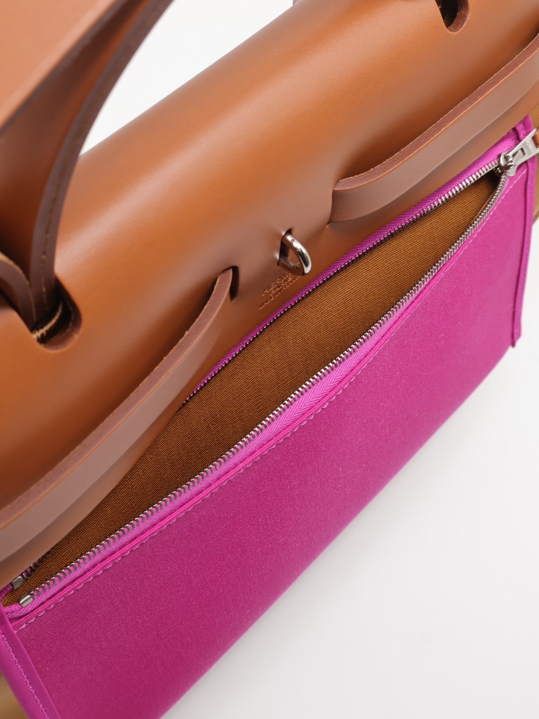 HERMES Herbag zip 31 - 金棕 / 玉蘭粉 Z