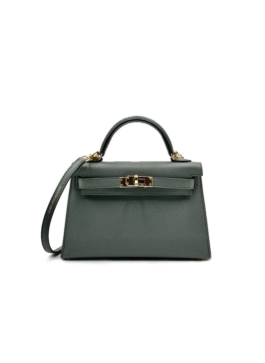 HERMES Mini kelly ll - 杏仁綠 Z