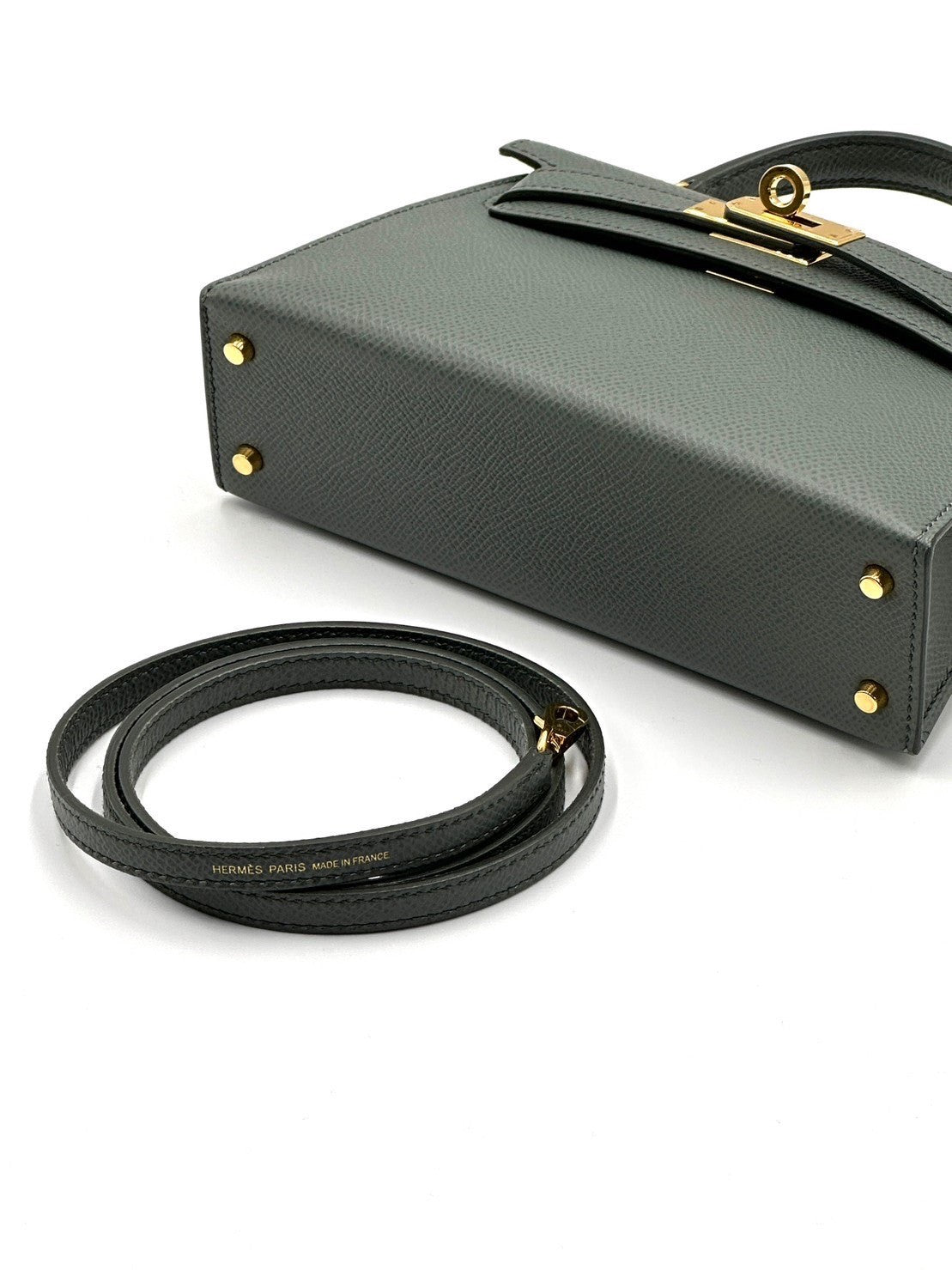 HERMES Mini kelly ll - 杏仁綠 Z