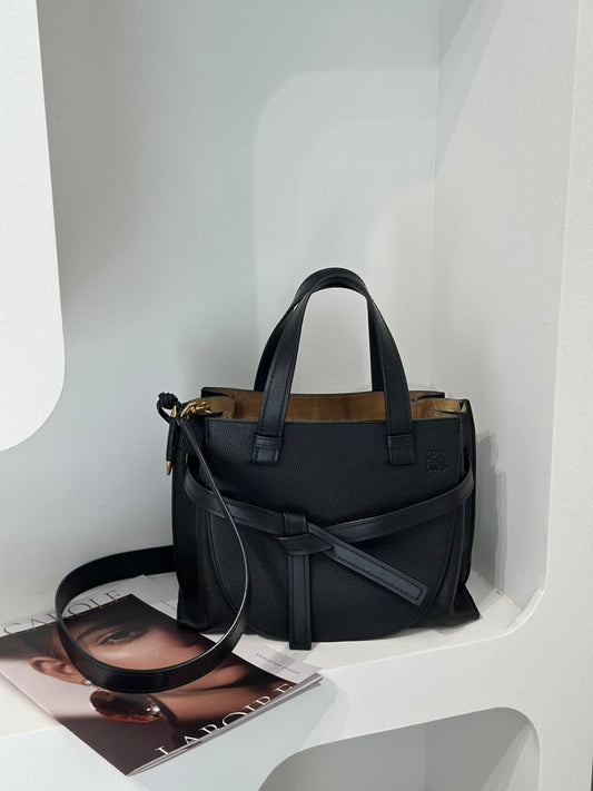 LOEWE Gate top handle - 小號黑