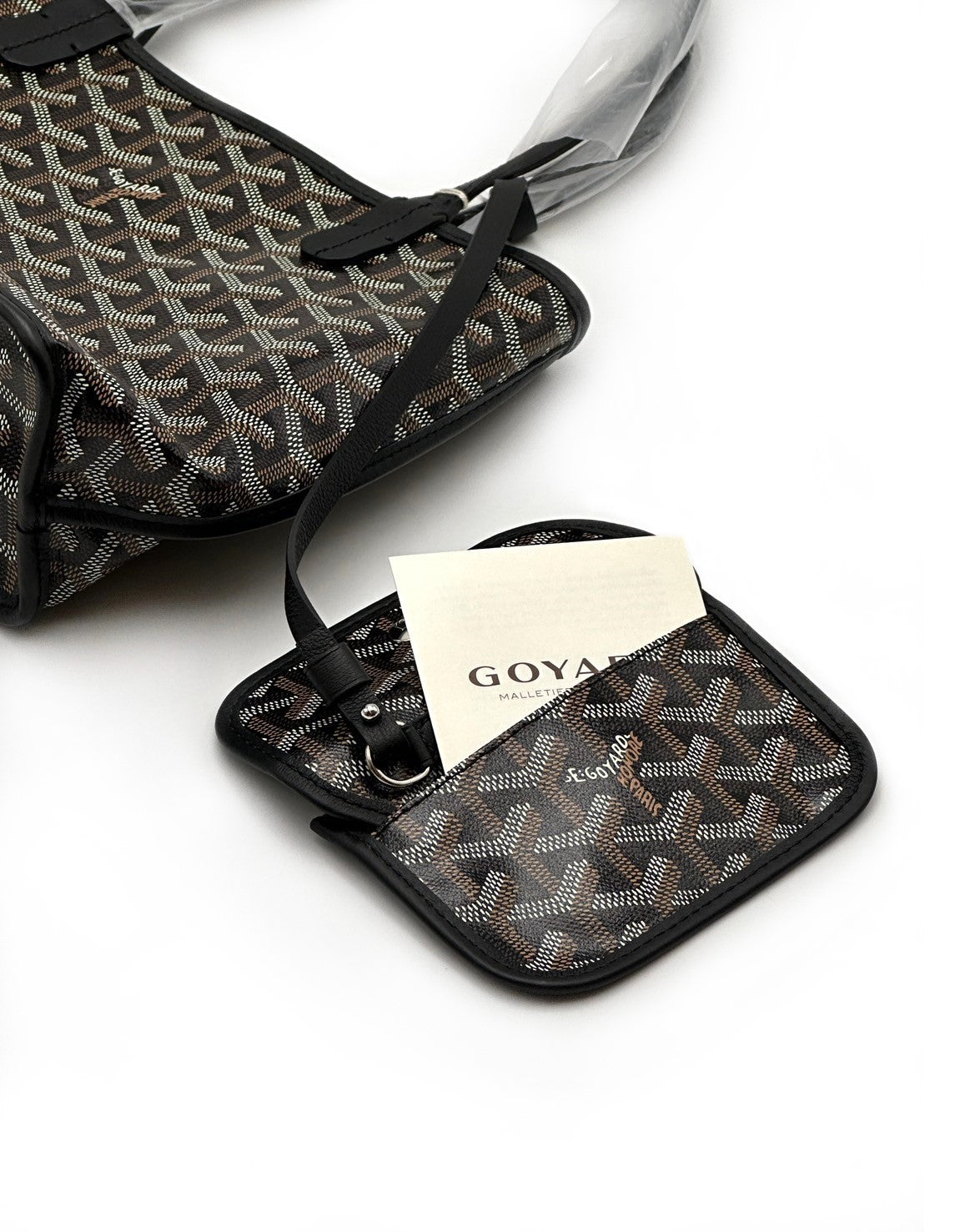 GOYARD Anjou mini tote - 黑