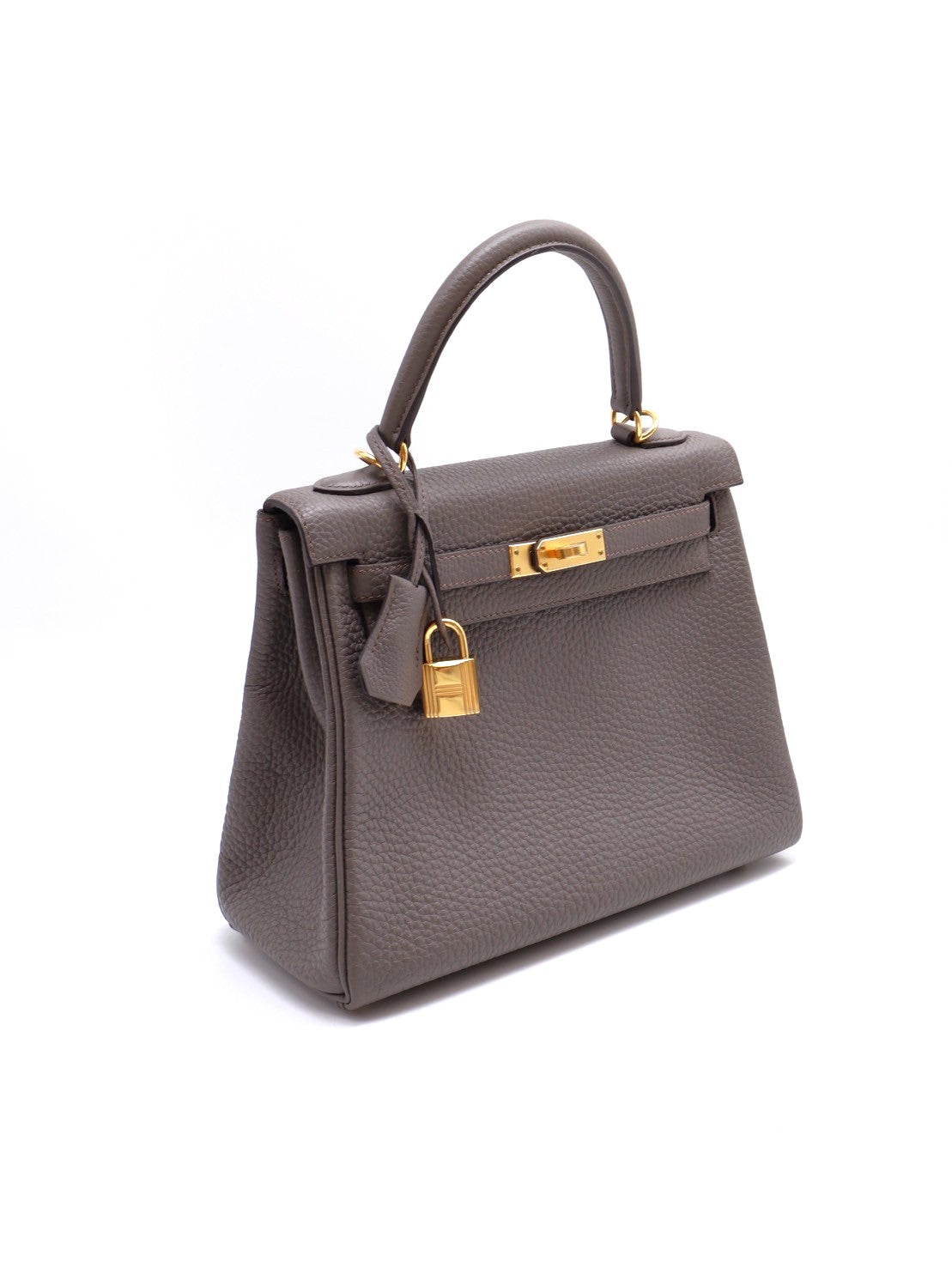 HERMES Kelly 25 - 錫器灰金