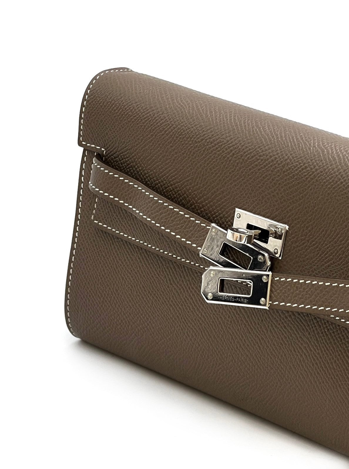 HERMES Kelly to go - 灰銀 D