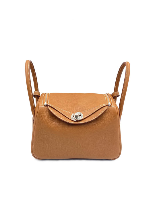 HERMES Lindy 26 - 金棕銀