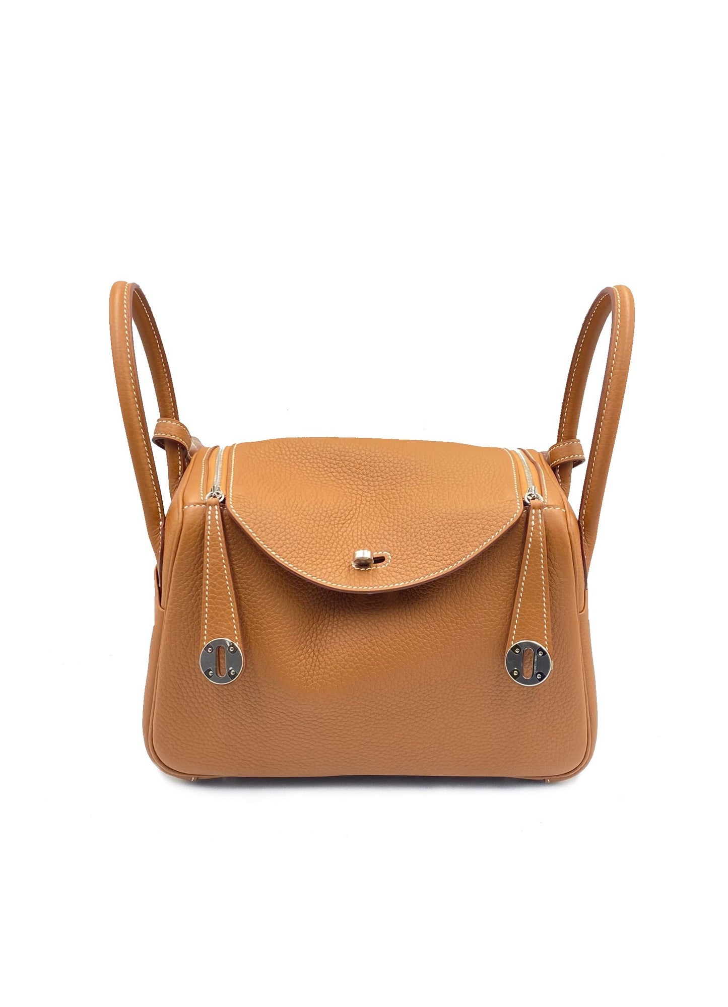 HERMES Lindy 26 - 金棕銀