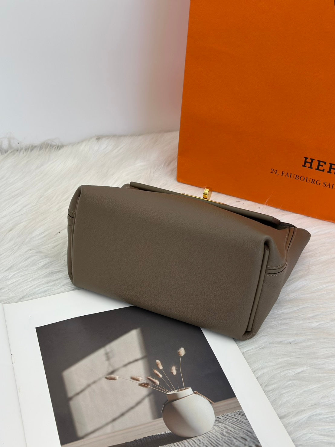 HERMES Mini 24/24 - 灰金 B