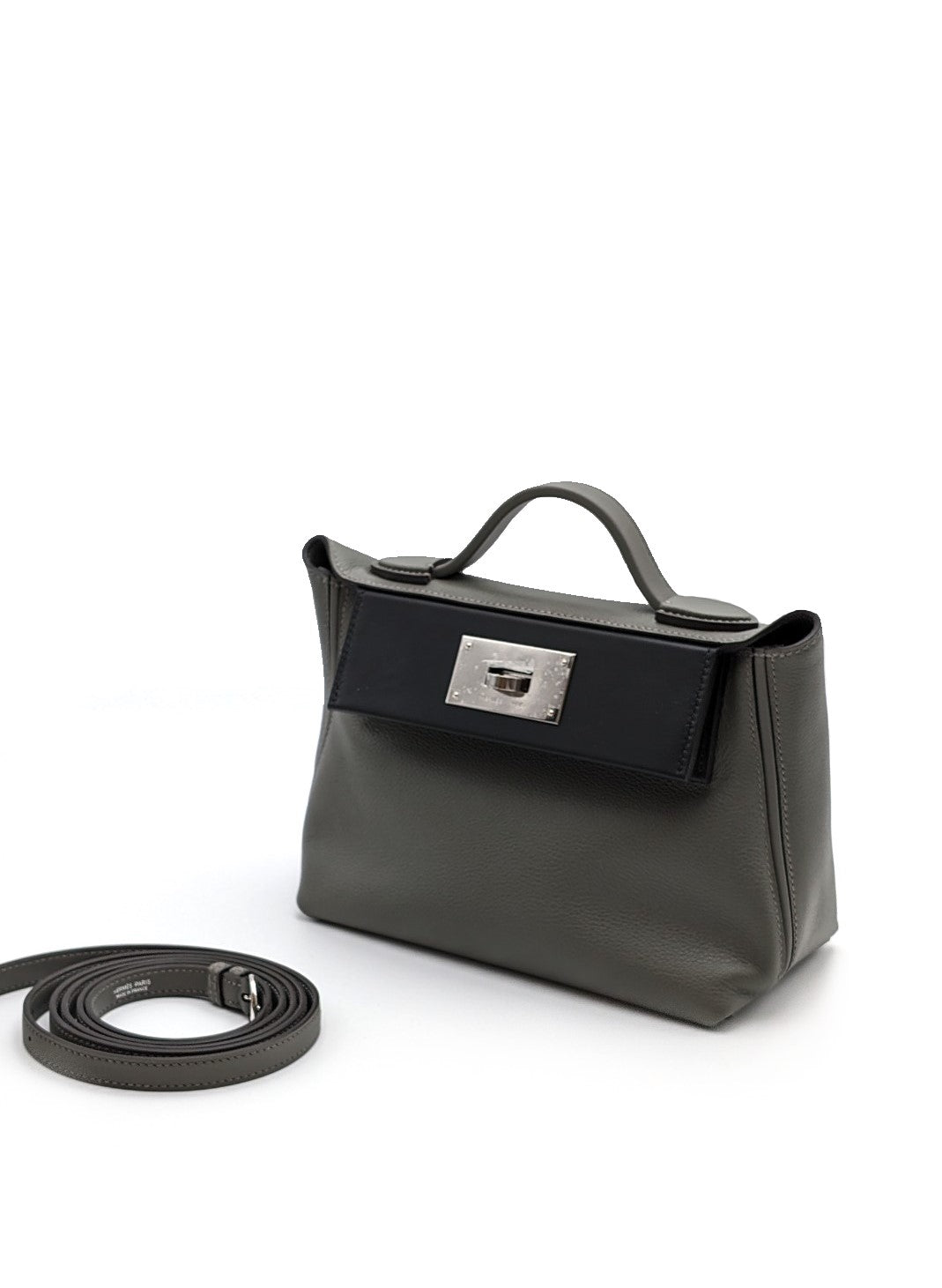 HERMES Mini 24/24 - 積雨雲灰拚黑銀