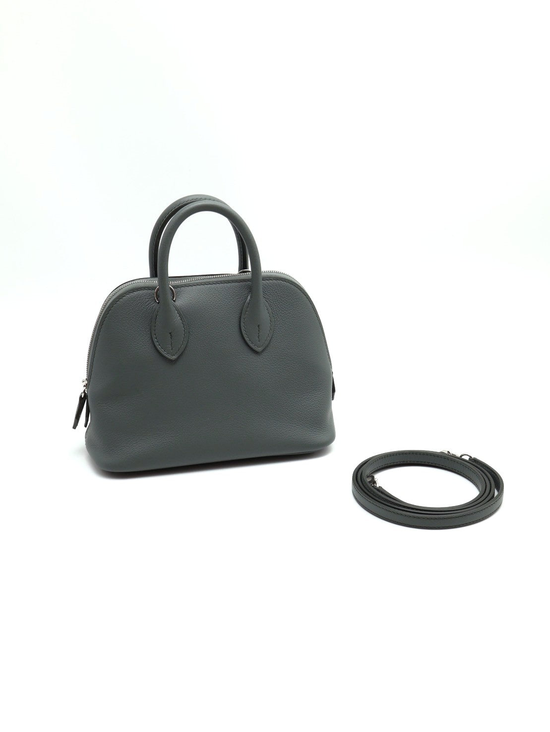 HERMES Mini bolide - 杏仁綠銀