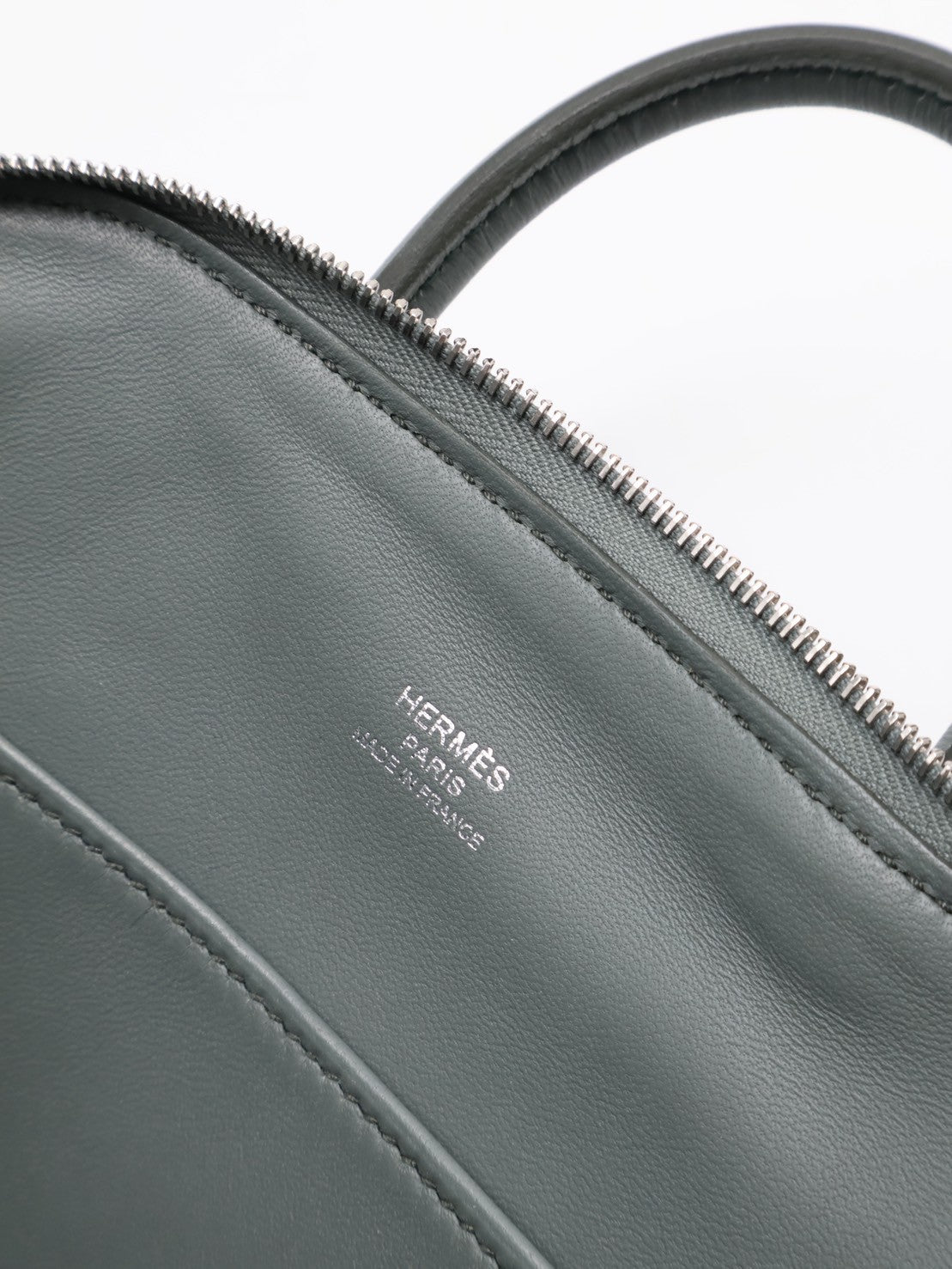 HERMES Mini bolide - 杏仁綠銀