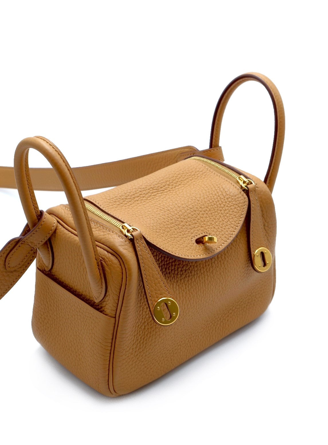 HERMES Mini lindy - 餅乾金