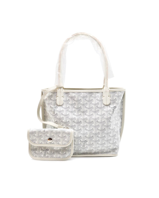 GOYARD Anjou mini tote - 白