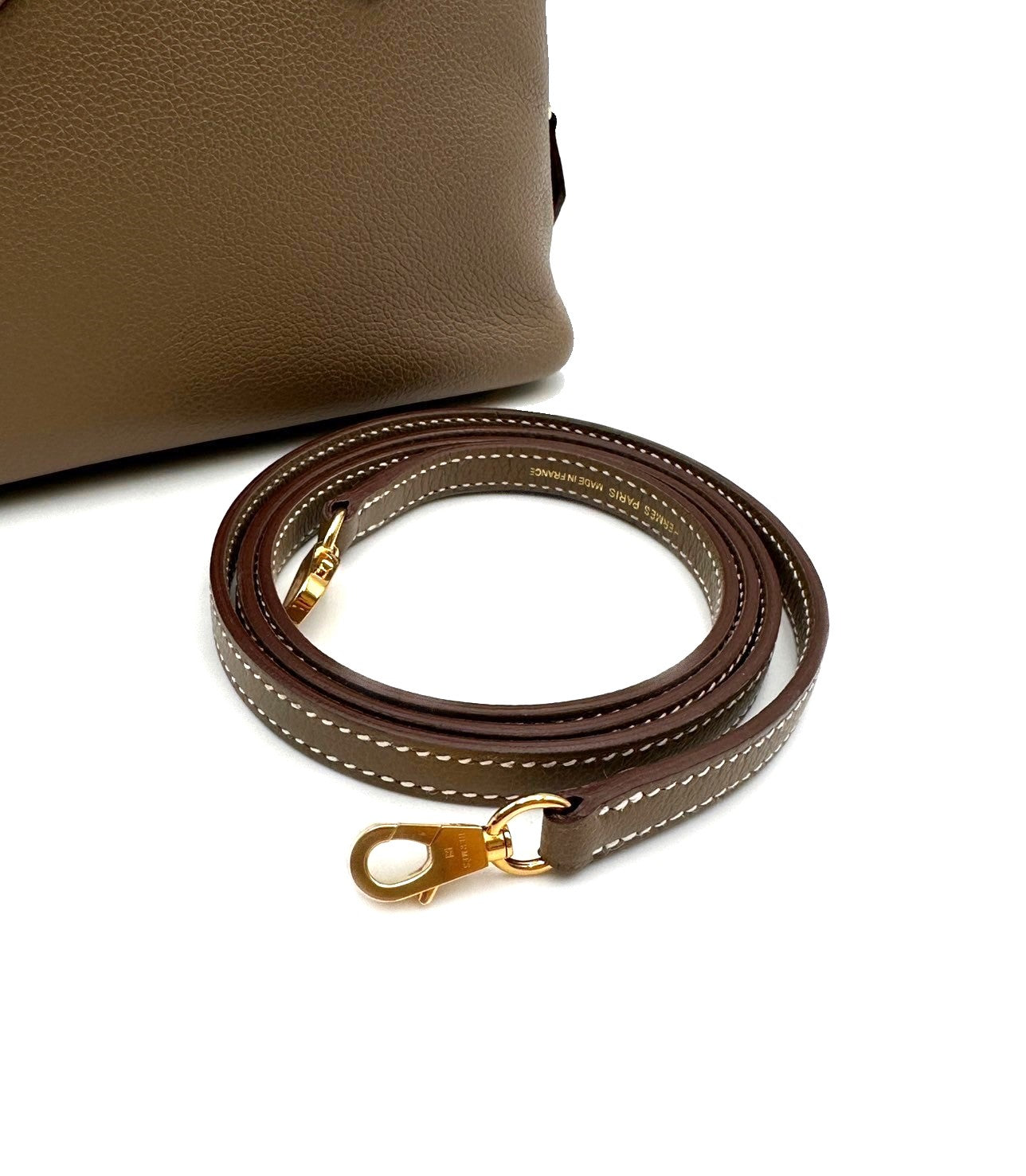 HERMES Mini bolide - 灰金 B