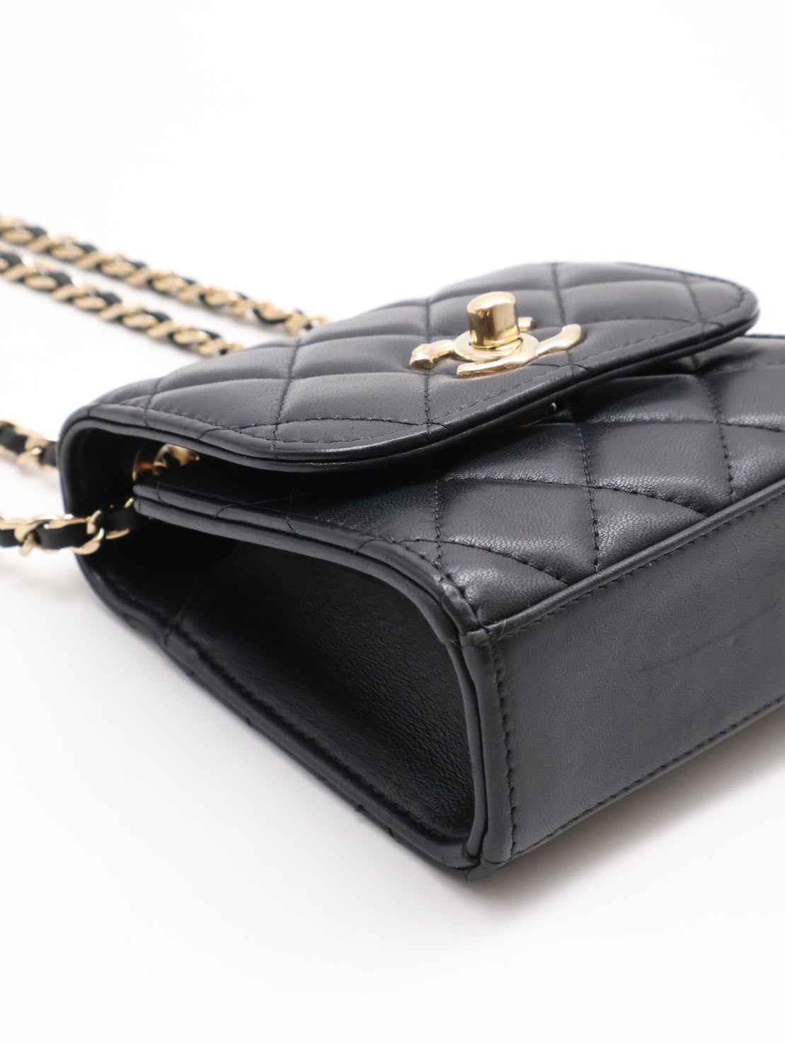 CHANEL Mini trendy cc - 黑金31開