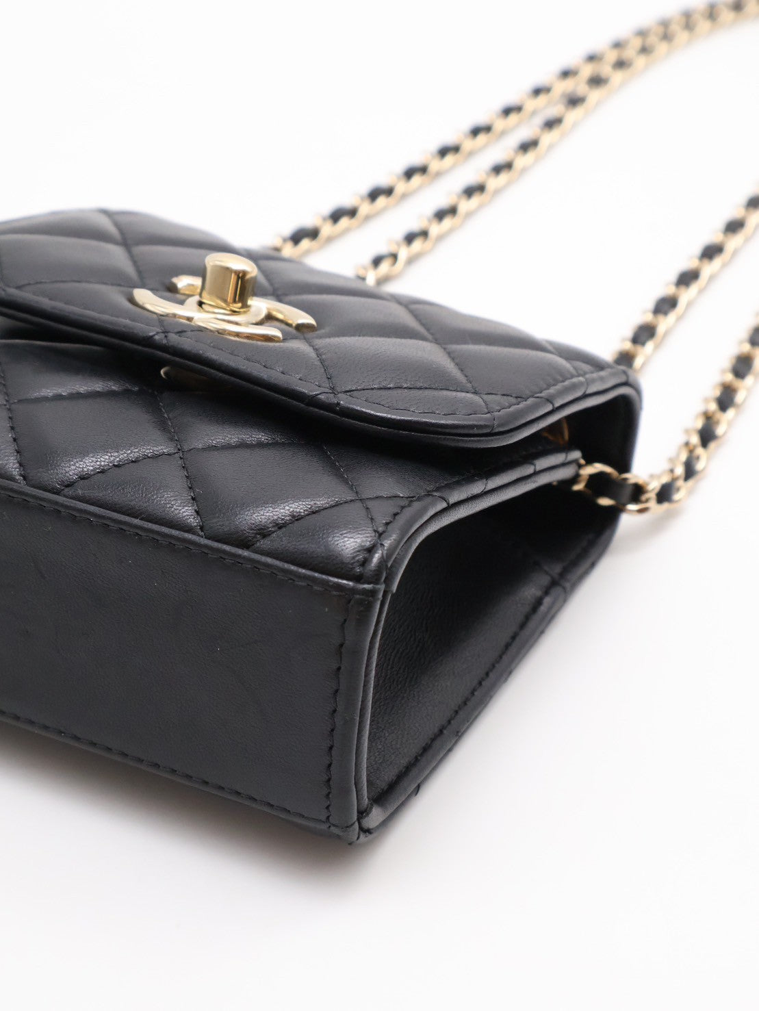 CHANEL Mini trendy cc - 黑金31開