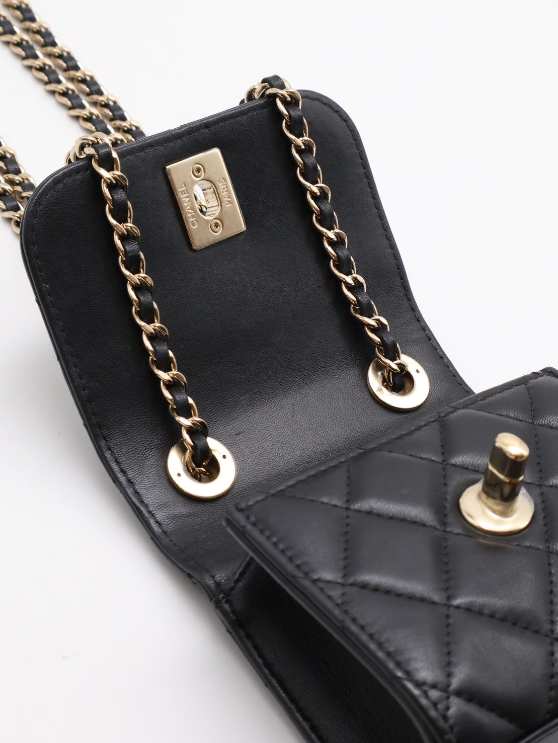 CHANEL Mini trendy cc - 黑金31開