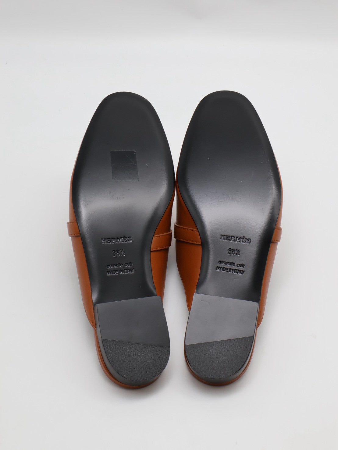 HERMES Oz mule穆勒鞋 - 金棕銀 38.5