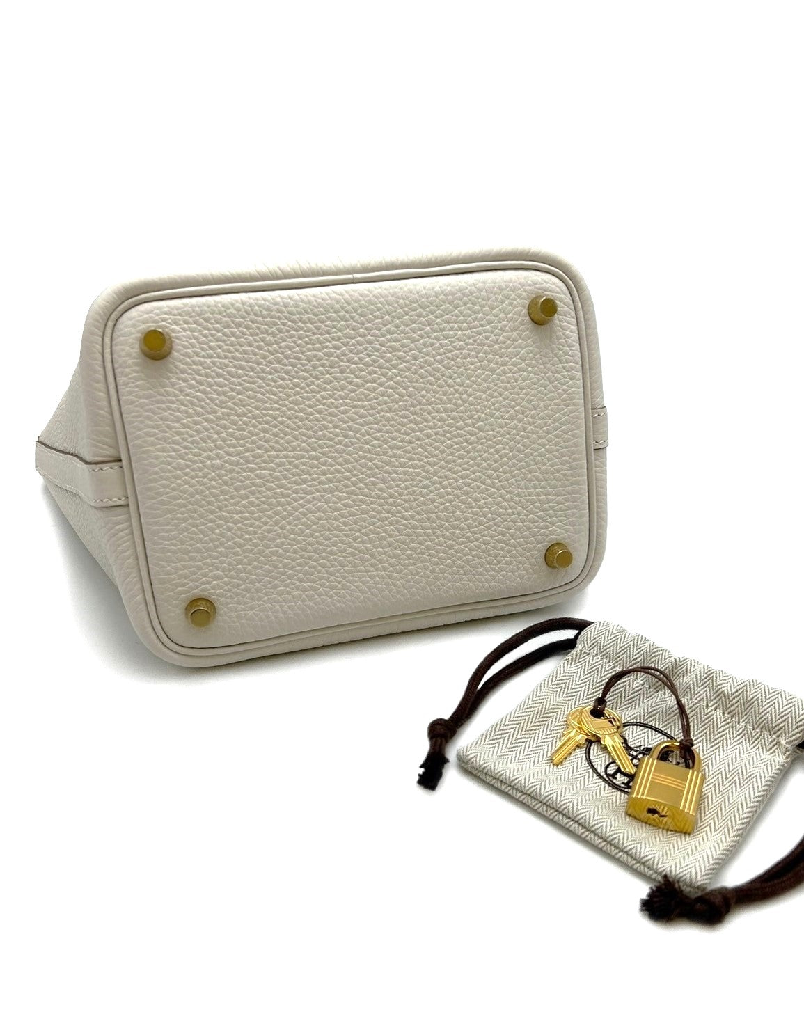 HERMES Picotin 18 - 奶灰白金