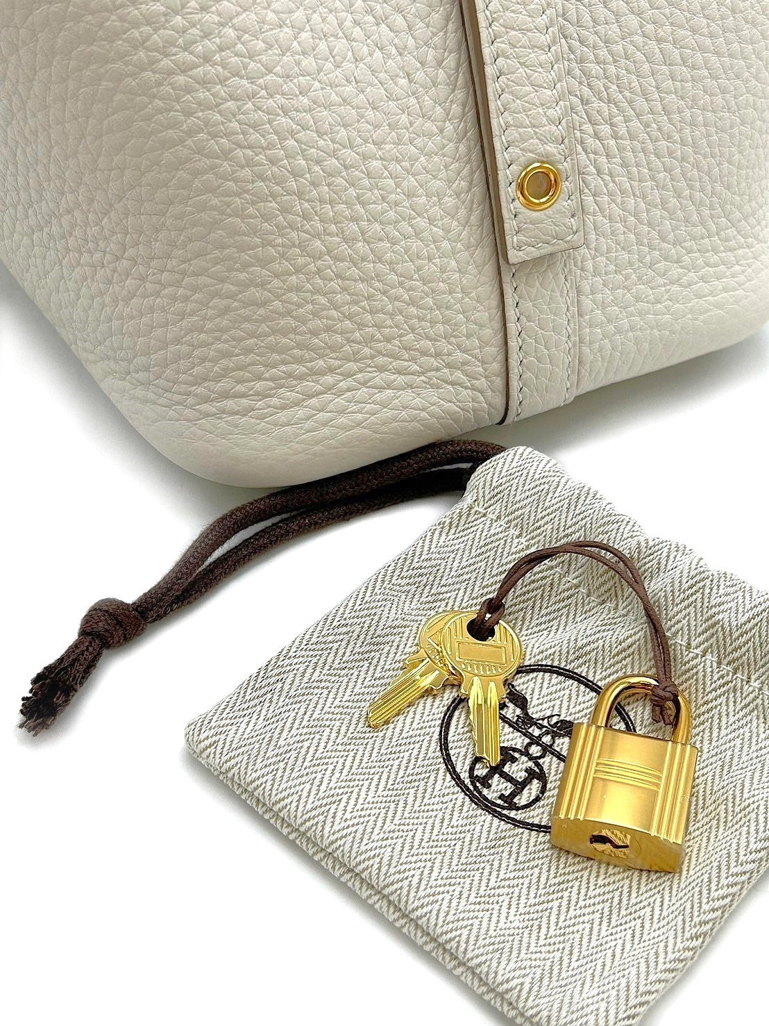 HERMES Picotin 18 - 奶灰白金
