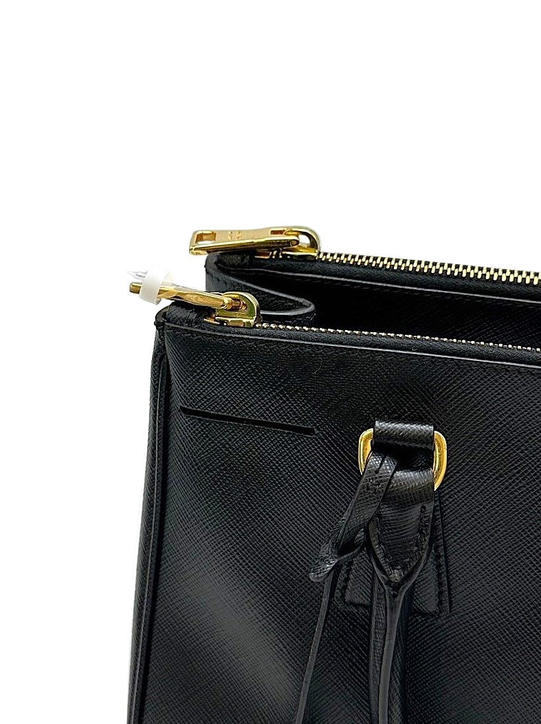 PRADA Galleria saffiano中號手袋 - 黑