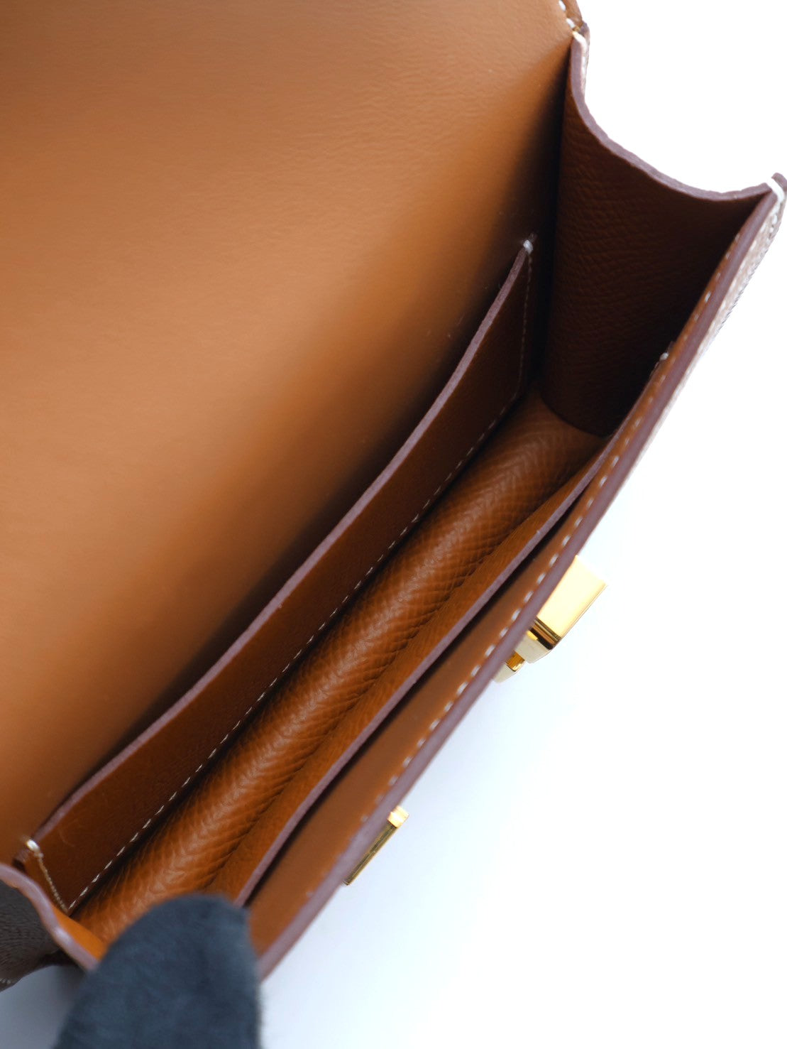HERMES Constance slim - 金棕金 W