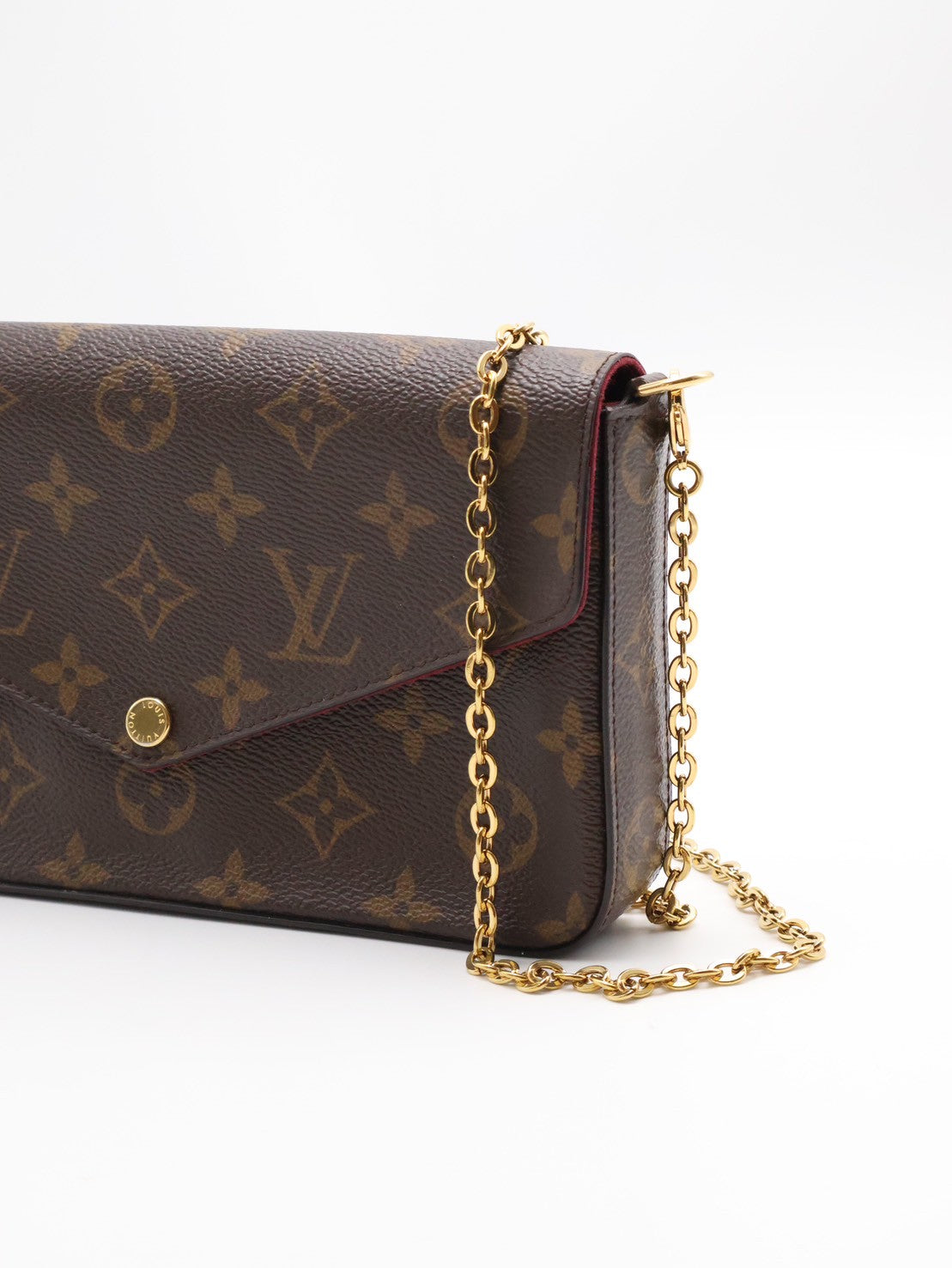 LOUIS VUITTON 經典三合一WOC鍊包 - 玫紅