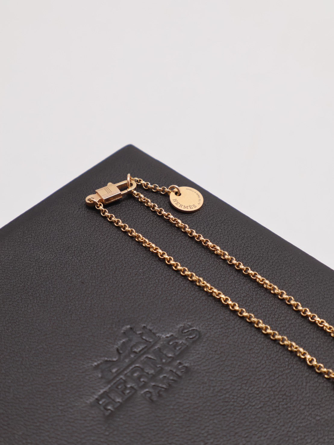 HERMES Clou'd H 18K玫瑰金鑽石手鍊 - 小號 0.15carat