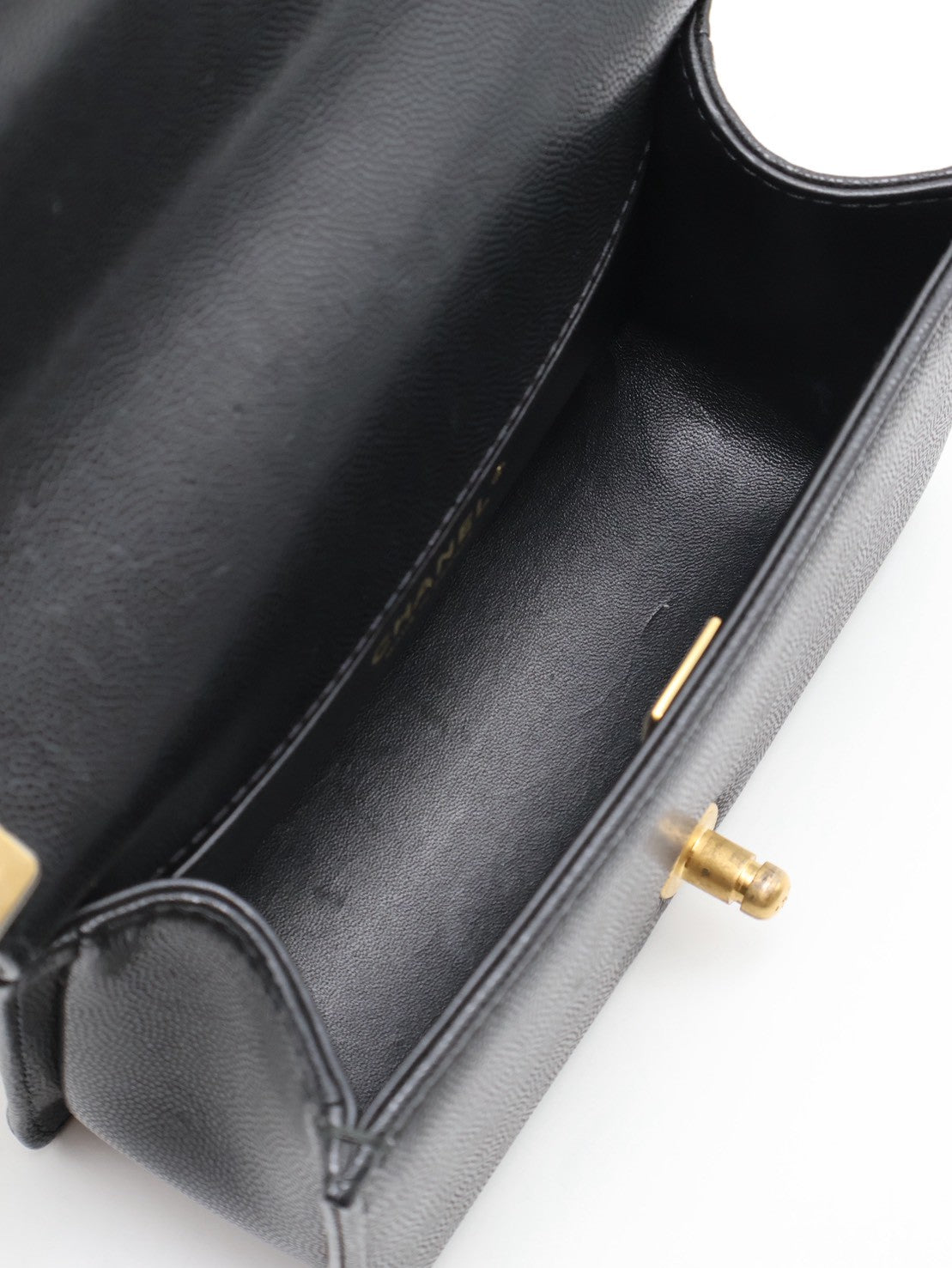 CHANEL 23B Handle boy 20  - 黑金