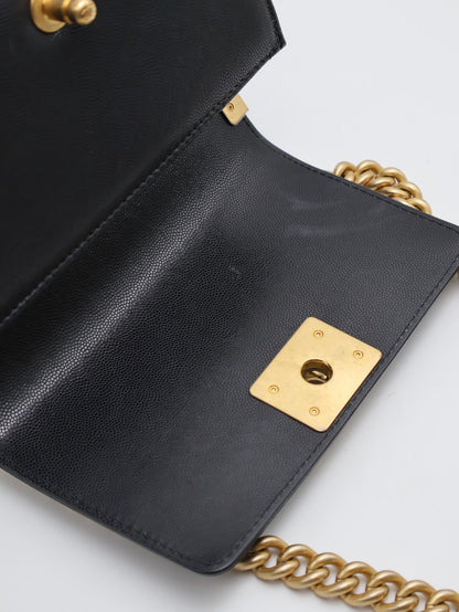 CHANEL 23B Handle boy 20  - 黑金