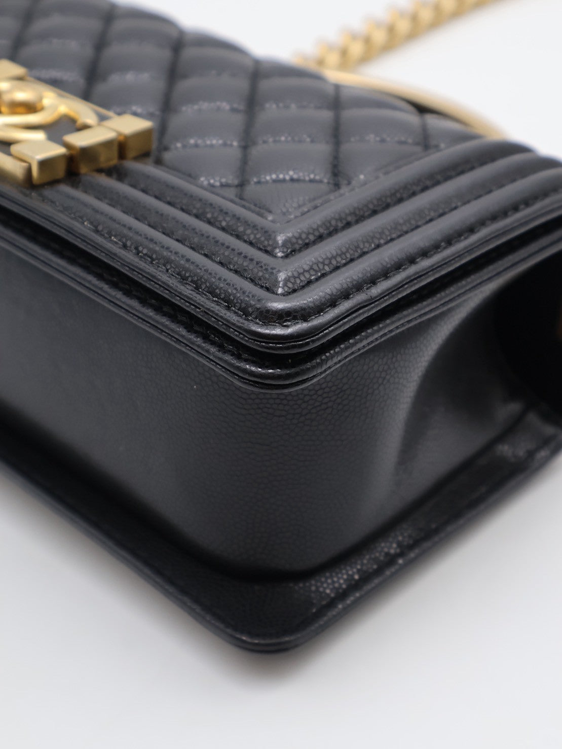 CHANEL 23B Handle boy 20  - 黑金