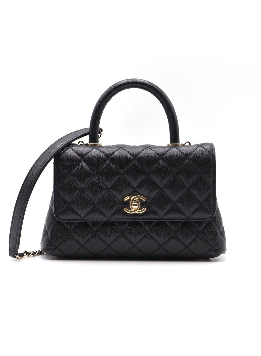 CHANEL Coco Handle - 小號黑金