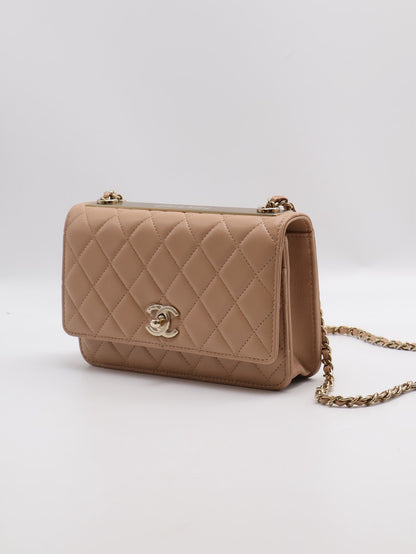 CHANEL 22S Trendy WOC - 奶茶金