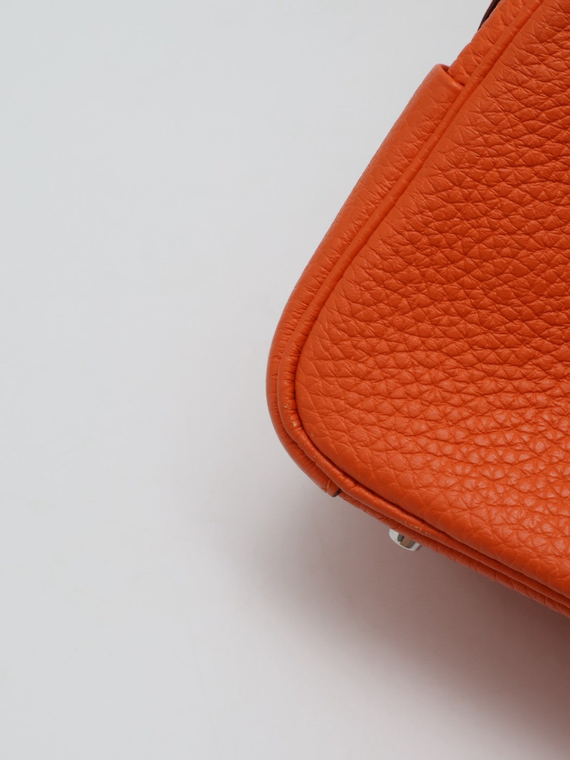 HERMES Mini Lindy - Capucine 9T 火焰橙銀 U