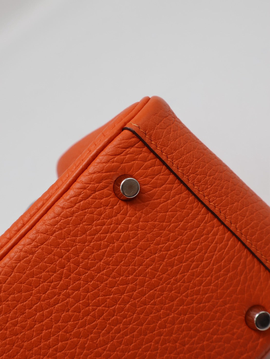 HERMES Mini Lindy - Capucine 9T 火焰橙銀 U