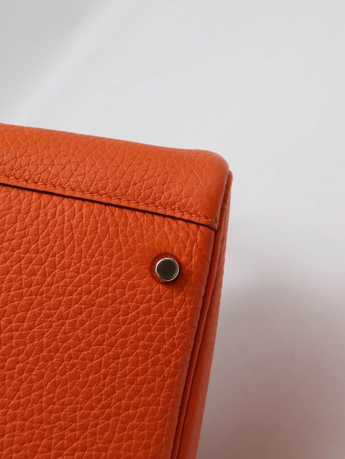 HERMES Mini Lindy - Capucine 9T 火焰橙銀 U