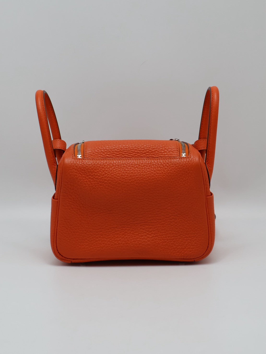 HERMES Mini Lindy - Capucine 9T 火焰橙銀 U
