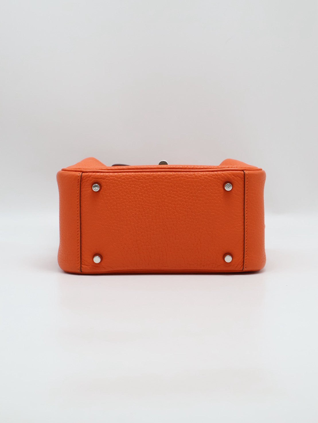 HERMES Mini Lindy - Capucine 9T 火焰橙銀 U