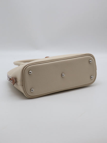 HERMES Bolide 25 - Craie/Mauve Pale/Gold 奶昔白/夢幻紫/金棕銀 B