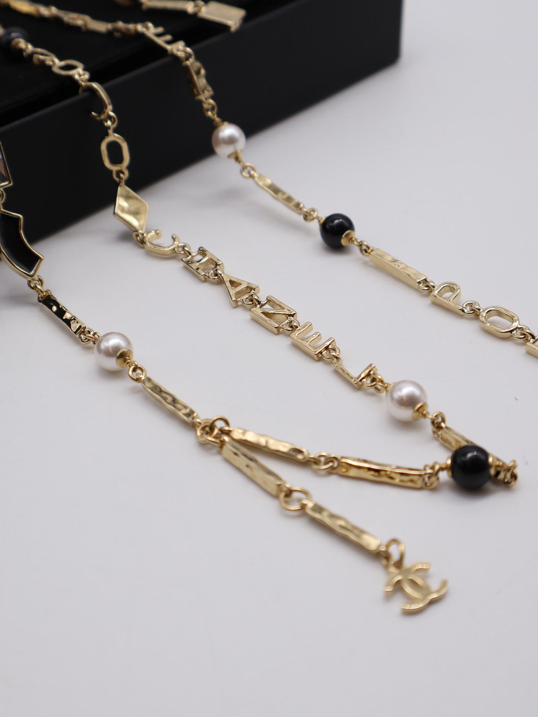 CHANEL 26X字母珍珠元素長項鍊