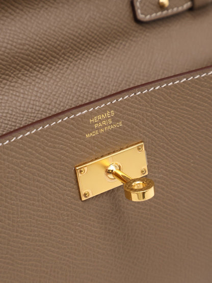 HERMES Kelly To Go - Etoupe 18 大象灰金 U