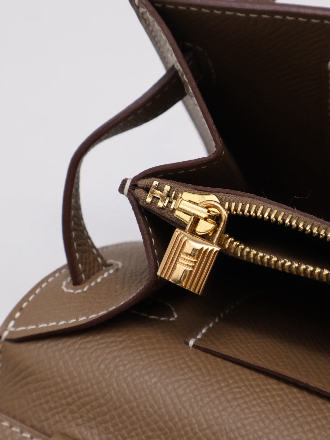 HERMES Kelly To Go - Etoupe 18 大象灰金 U